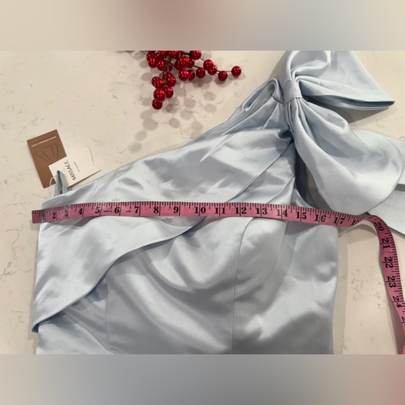 Missacc One-Shoulder Sky Blue Prom Dress - Picture 7 of 10